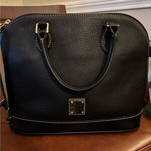 Dooney & Bourke Black Leather Satchel